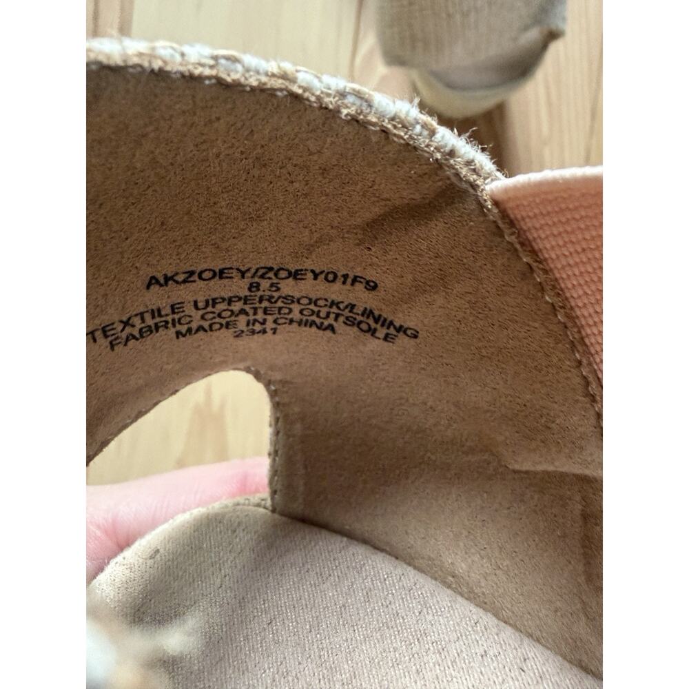 New Anne Klein 8.5 iFlex Women's Zoey Espadrille Pastel Baby Pink - Picture 8 of 8